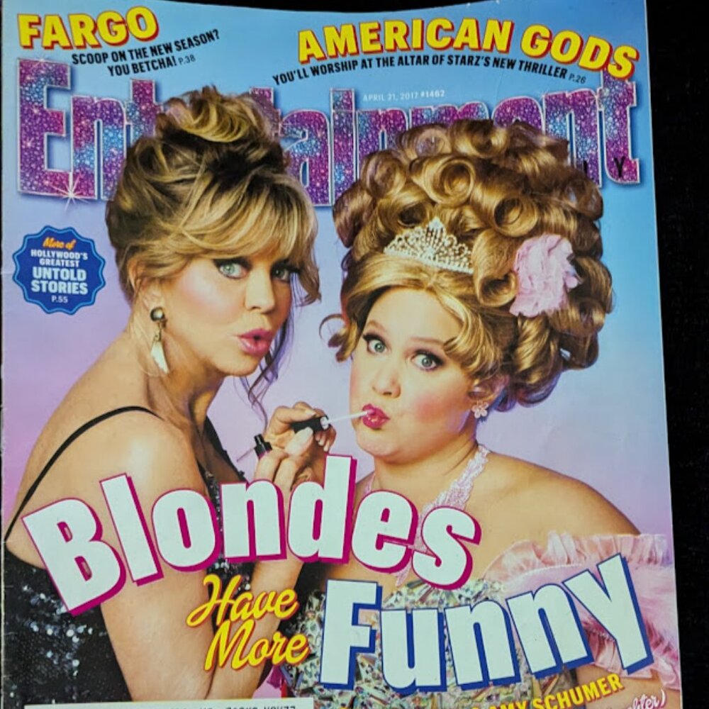 Entertainment Weekly Magazine April 2017 Goldie Hawn Amy Schumer American Gods